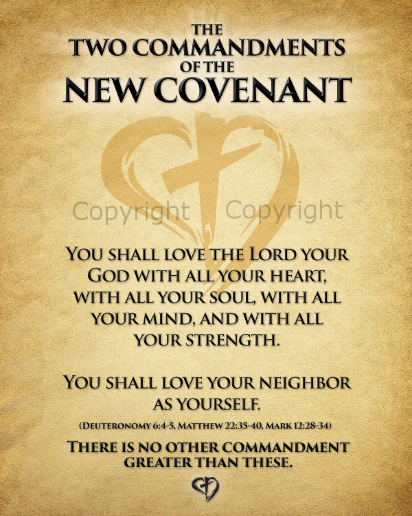 The Two Commandments of the New Covenant (Brochure)
